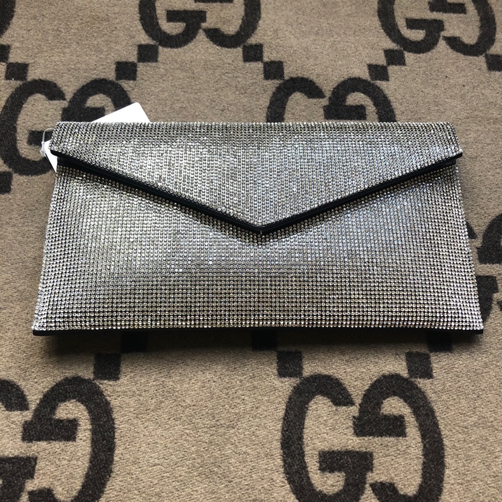 Black Rhinestone Clutch - Picture 5 of 8